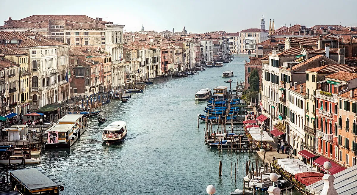 View Of The Grand Canal From Rialto To Cafoscari
