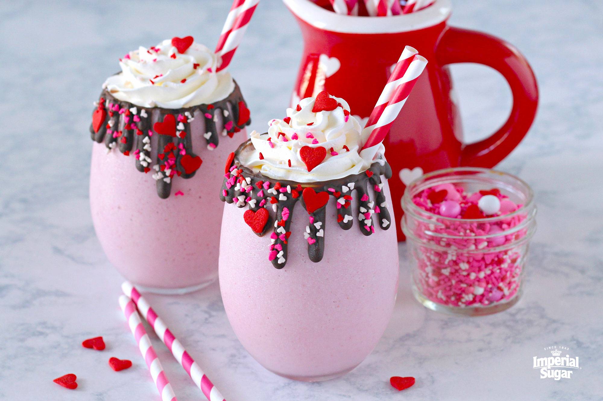 Perfect Strawberry Milkshake At Home