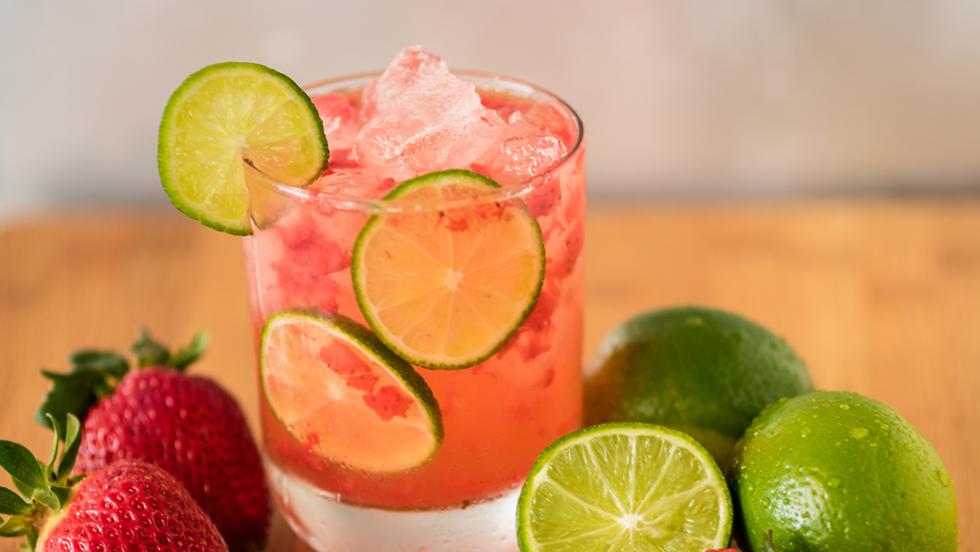 Allure Of Strawberry Mocktail