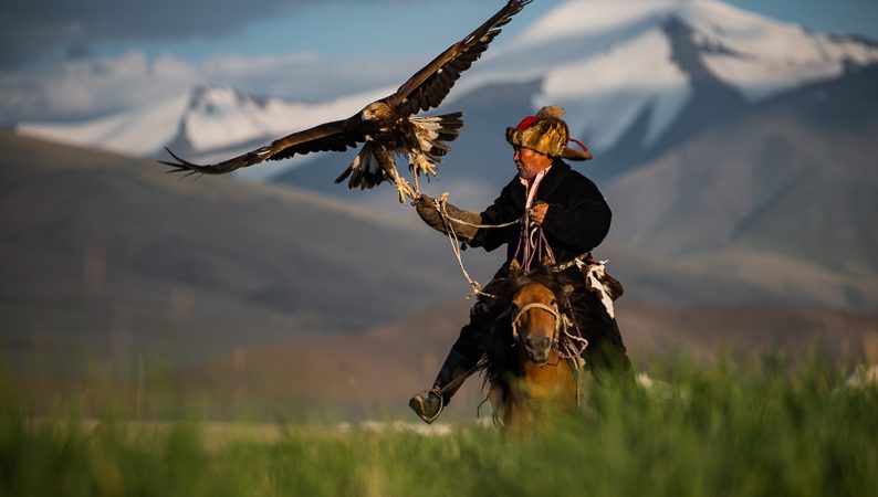 Stunning snow-capped peaks of Altai Tavan Bogd National Park